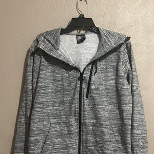 Gap Fit Marled Grey Hoodie Medium